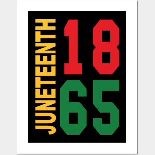 Black Proud African American for Juneteenth Posters and Art